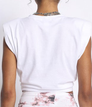 MUSCLE TEE (WHITE)