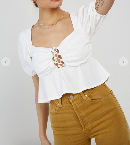 EMMA CRISSCROSS TOP