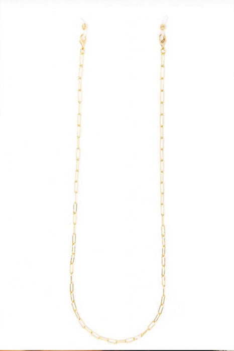 Paperclip Convertible Mask Chain (18k Gold Plated)